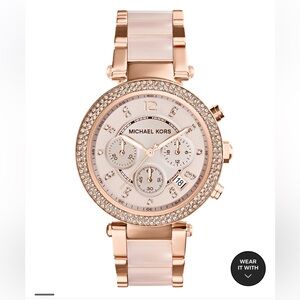 Michael Kors Blush & Rose Gold Stainless Steal Watch